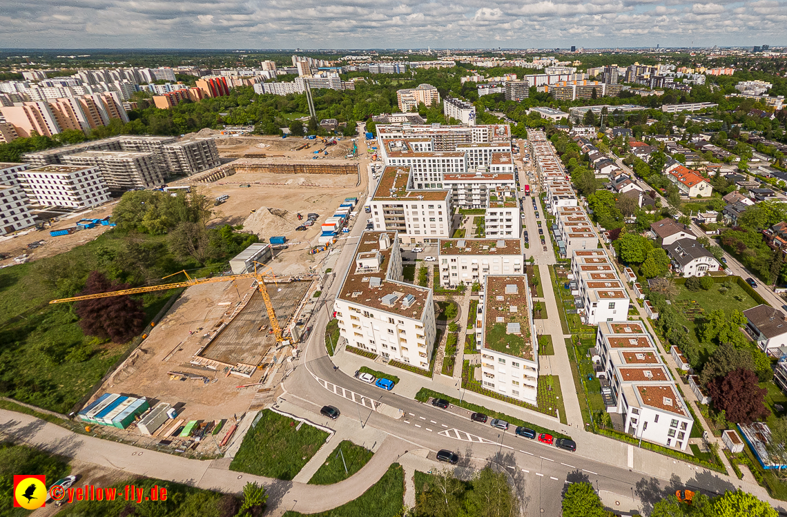 17.05.2023 - Baustelle Alexisquartier und Pandion Verde in Neuperlach